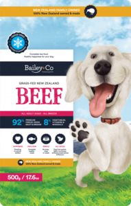 New Zealand Grass-Fed Beef 500g (Makes 2kg) - Bailey+Co 100% Natural Freeze-Dried Beef