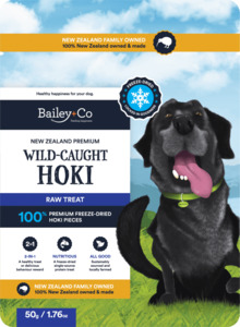 New Zealand Premium Wild Caught Hoki Raw Treat 50g - Bailey+Co 100% Natural Free&hellip;