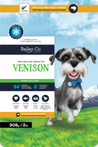 Products: New Zealand Grass-Fed Venison 908g - Bailey+Co 100% Natural Freeze-Dried Lamb