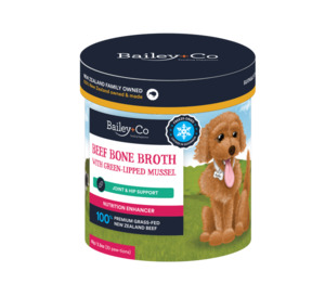 Beef Bone Broth with Green-Lipped Mussel – Joint & hip support 65g - Bailey+Co