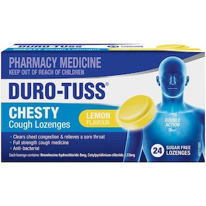 Duro-Tuss Chesty Cough Loz Lemon 24s