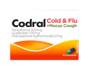 CODRAL Cold&Flu +Mucus Cough Cap 48s
