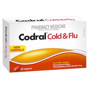 Colds: Codral Cold and Flu Tablets 24s