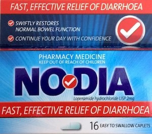Diarrhoea: NODIA Loperamide Hcl 2mg Caps 16s