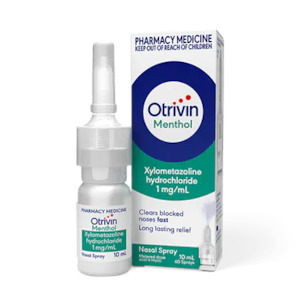 Otrivin Nasal Spray Adult Menthol 10ml