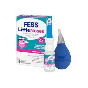 Fess Little Noses 0-2 Years Spray & Aspirator 15ml