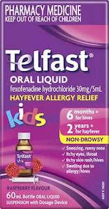 Antihistamines: TELFAST Oral Liquid Kid 60mL