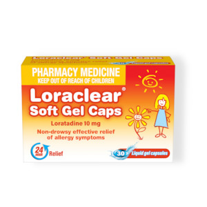 LORACLEAR 10mg Soft Gel Caps 30s
