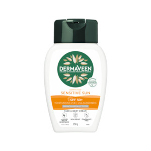 Sunscreen After Sun: DERMAVEEN Sun Sens Moist SPF50+250g