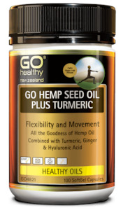 GO Hemp Seed Oil Plus Turmeric 100s