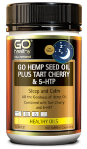 Sleep Support: GO Hemp Seed Oil Plus TC &5HTP 100s