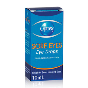 Eye Care: OPTREX Sore Eyes Drops 10ml