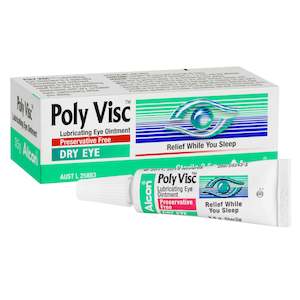 Eye Care: POLY-VISC Lub. Eye Ointment 3.5g