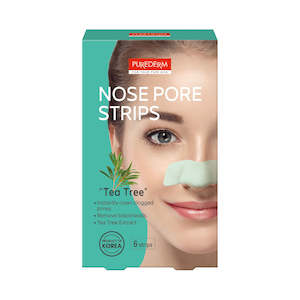 Acne: Purederm Nose Pore Strips Tea Tree 6 Strips