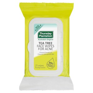 Acne: Thursday Plantation Tea Tree Face Wipes for Acne 25 wipes