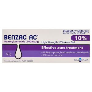 Acne: Benzac AC High Strength 10% Acne Gel