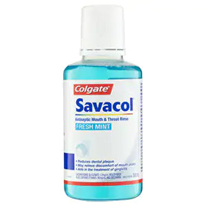 Dental Hygiene: SAVACOL Fresh Mint M&T Rinse 300ml