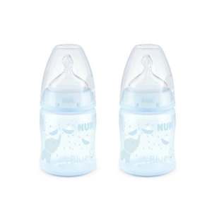 NUK FC+ Sil Teat 0-6m med hole 2pk