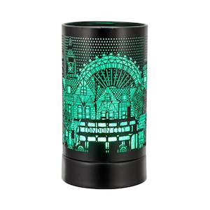 LED Warmer Black New York London Paris