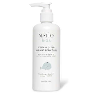 Natio: NATIO Squeaky Clean Hair&B/Wsh 250ml
