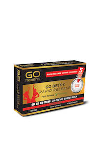 Detox Support: GO Detox Rapid Release 30vcaps