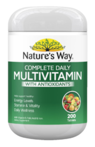 Multi Vitamins: NATURES WAY Compl. Daily Multi 200s
