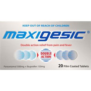 MAXIGESIC Pain Relief Tabs 20s