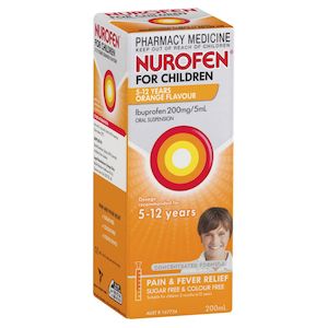 All Cold Flu: NUROFEN Child Liq. Orange 200ml