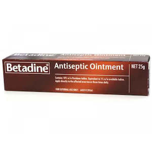 All Other: BETADINE Antiseptic Ointment 25g