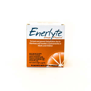 Diarrhoea: Enerlyte Rehydration Orange 10s
