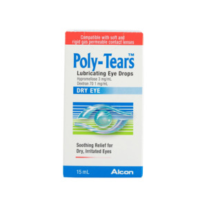 Eye Care: POLYTEARS Eye Drops 15ml