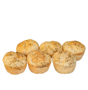 Garlic & herbs roll 6pk (DF)