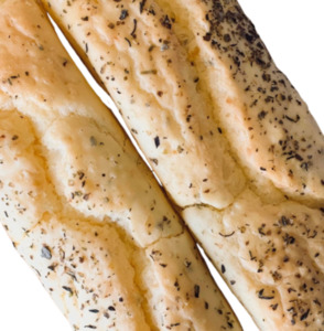 Buns And Rolls: Long Rolls - Garlic & Herb 2 pack (DF)