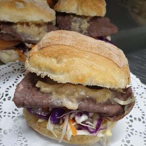 Sandwiches: Beef, Horseradish & Coleslaw