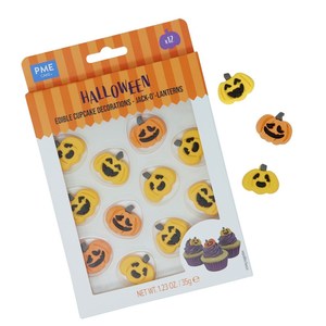 Sale: PME Edible Sugar Decorations - Pumpkins 12pc