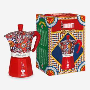 Bialetti Dolce&Gabbana Moka Express | Sicilian Cart 6 cup