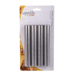 For The Baker: Appetito S/S Cannoli Tubes Set of 4