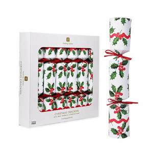 Home: Talking Tables Holly Christmas Crackers Who Am I Game 6pk