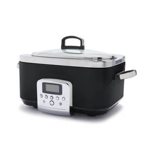 GreenPan 6L Slow Cooker Black