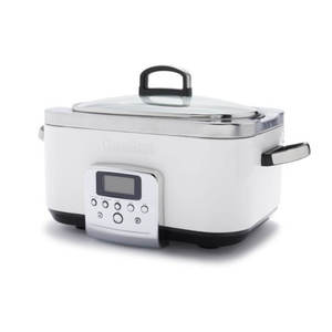 GreenPan 6L Slow Cooker Cloud Cream