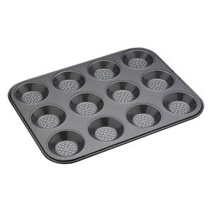 Cupcake Muffin Pans: Crusty Bake Non-Stick 12pce Shallow Baking Pan 32x24cm