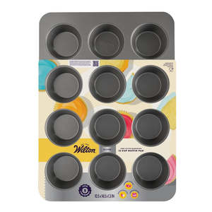 Cupcake Muffin Pans: Wilton Silver Regular Muffin Pan 12 cup