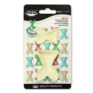 Pastry Cookie Cutters: JEM Mermaid Tail Pop It Moulds