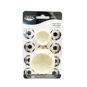 Pastry Cookie Cutters: JEM Football / Soccer Pop It Moulds