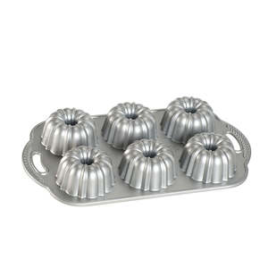 Novelty Pans: NordicWare Silver Anniversary Bundtlette Pan