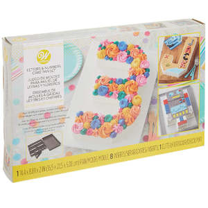 Countless Celebrations 10 Piece Letter and Number Cake Pan Set