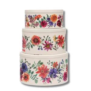 Emma Bridgewater Garden Flowers Round Cake Tin Set 3pce