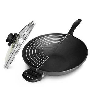 Swiss Diamond Wok 32cm with Lid