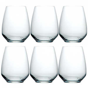 Luigi Bormioli Atelier Stemless Glasses 400ml Set of 6