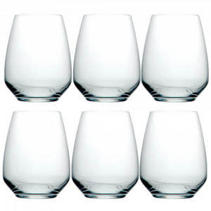 Luigi Bormioli Atelier Stemless Glasses 670ml Set of 6